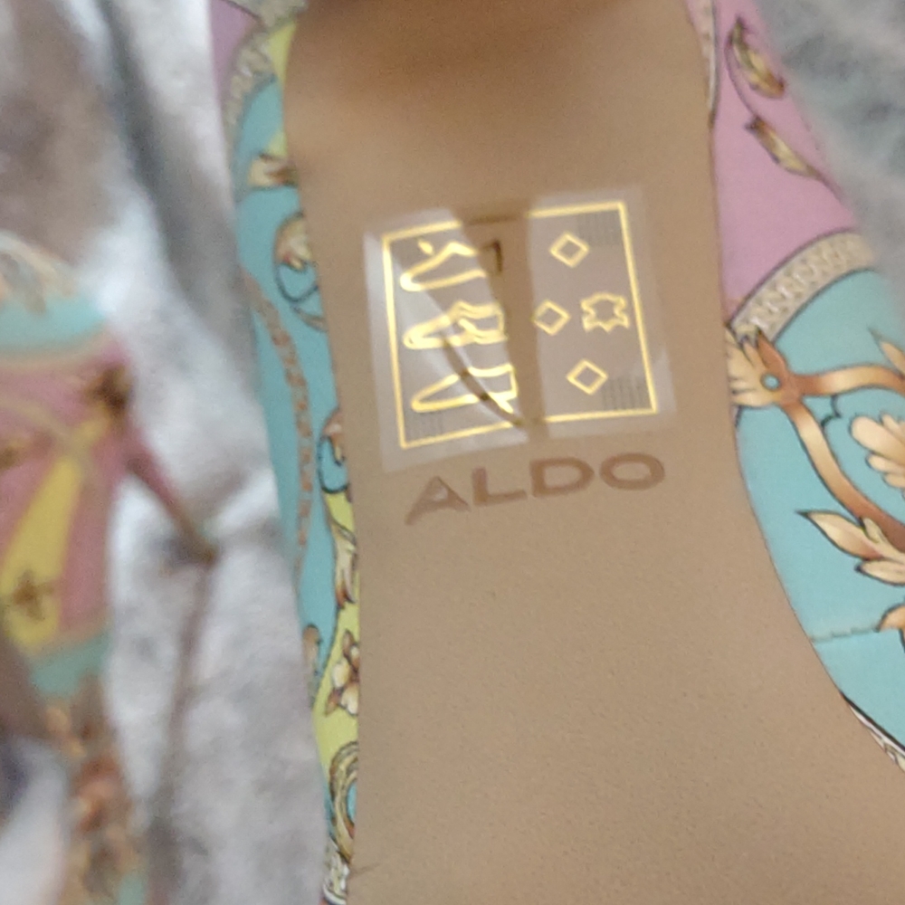 👣ALDO 🇺🇲Stessy Multicolored Stilettos (Pastels) heel shoes footwear - Picture 12 of 16
